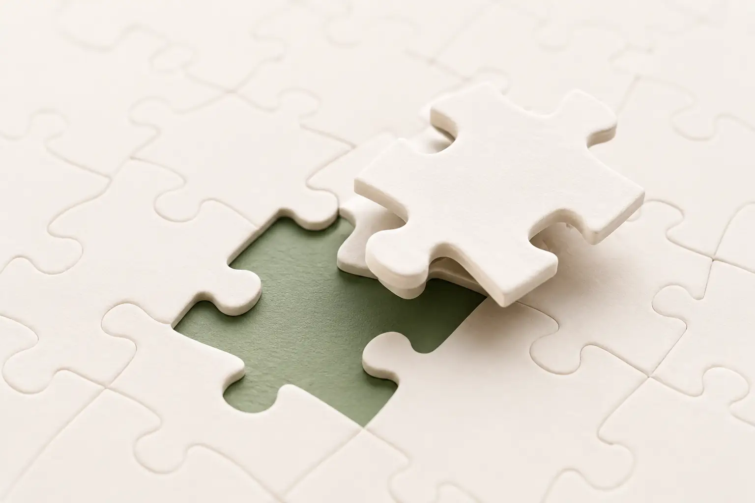 Puzzle piece icon symbolizing problem-solving skills and self-discovery in mental health counseling